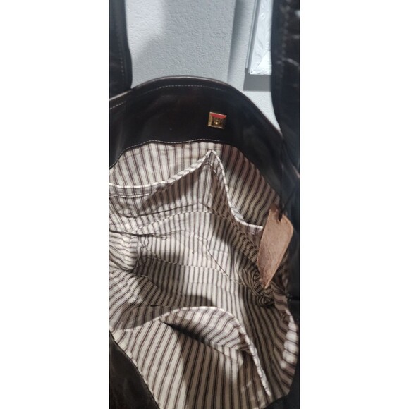 Satchel Savannah Tote Bag  in Coffee Brown Leather – Handmade in GA - Picture 6 of 7